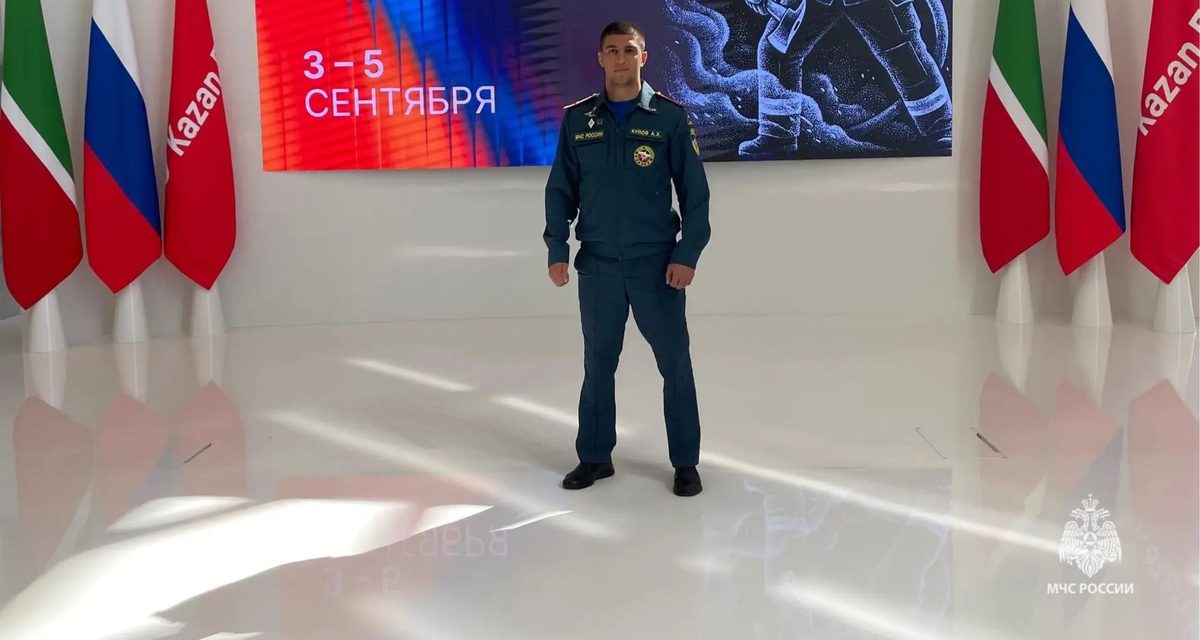 Азамат Кулов показал лучший результат по СКФО на «Пожарном Олимпе» в Казани